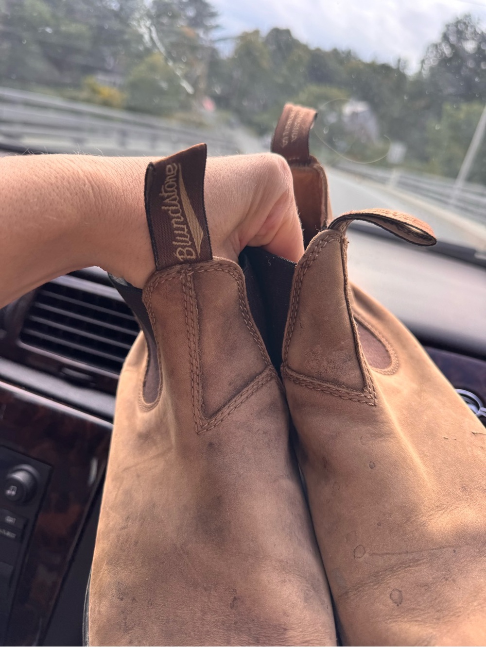 Blundstone weathered Chelsea Ankle Booties size 10 - Picture 6 of 9